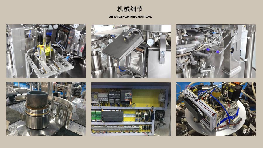 RL-GD10-ZK16-100高速給袋式真空包裝機局部圖片